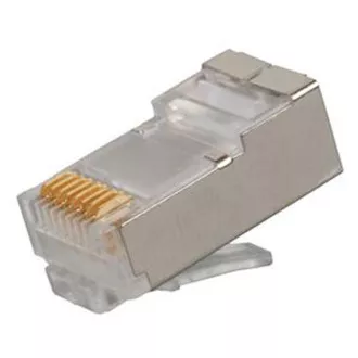 DATACOM Konektor RJ45 STP 8p8c Cat6 drát 10ks DATACOM Konektor RJ45 STP 8p8c Cat6 drát 10ks