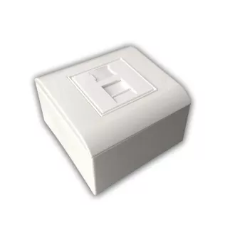 Modul.dat.zásuvka UTP CAT5E 1xRJ45 na i pod omítku Modul.dat.zásuvka UTP CAT5E 1xRJ45 na i pod omítku