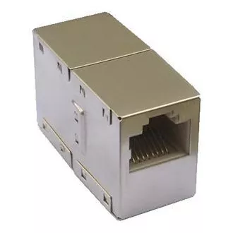 DATACOM Spojka 2 x RJ45 STP Cat5E (silver) DATACOM Spojka 2 x RJ45 STP Cat5E (silver)