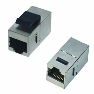 DATACOM Spojka panel STP 2 x RJ45 (8p8c) Cat5e,přímá,plast DATACOM Spojka panel STP 2 x RJ45 (8p8c) Cat5e,přímá,plast