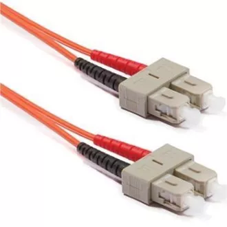 Optický patchkabel duplex SC-SC, 50/125 um MM, 1m, OM2 Optický patchkabel duplex SC-SC, 50/125 um MM, 1m, OM2