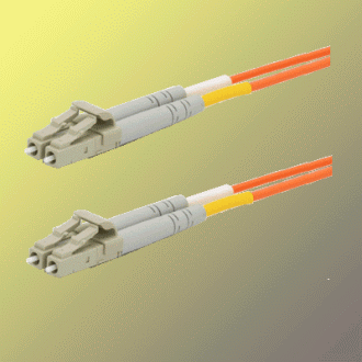 Optický patchkabel duplex LC-LC, 50/125 um MM, 1m, OM2
