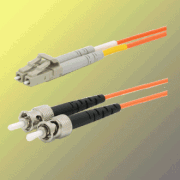 Optický patchkabel duplex LC-ST, 50/125um MM, 3m, OM2