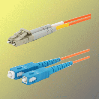 Optický patchkabel duplex LC-SC 50/125 µm MM,1m, OM2 Optický patchkabel duplex LC-SC 50/125 µm MM,1m, OM2