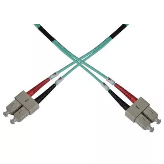 Optický patch kabel duplex SC-SC 50/125 MM 7m OM3 Optický patch kabel duplex SC-SC 50/125 MM 7m OM3