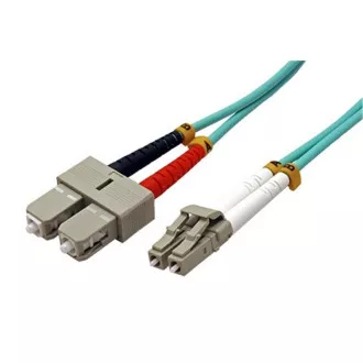 Optický patch cord Duplex LC-SC 50/125 2m MM OM4 Optický patch cord Duplex LC-SC 50/125 2m MM OM4