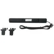 19" napáj.panel ACAR S8/3m 8x220V Black+přep.ochr.10A
