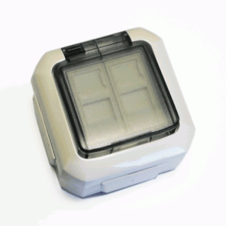 ABB Datová zásuvka OUTDOOR IP54 STP CAT5E 2xRJ45 ABB Datová zásuvka OUTDOOR IP54 STP CAT5E 2xRJ45