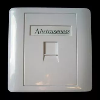 WALL plate SA s rámečkem pro 1keystone (80 x 80) WALL plate SA s rámečkem pro 1keystone (80 x 80)