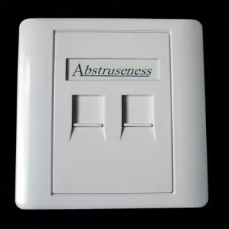 WALL plate SA s rámečkem pro 2keystone (80 x 80) WALL plate SA s rámečkem pro 2keystone (80 x 80)