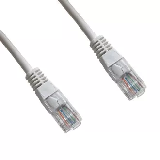 DATACOM Patch cord UTP cat5e 1M bílý DATACOM Patch cord UTP cat5e 1M bílý