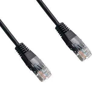 DATACOM Patch cord UTP CAT5E 1,5m černý DATACOM Patch cord UTP CAT5E 1,5m černý