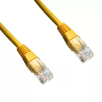 DATACOM Patch cord UTP cat5e 7M žlutý DATACOM Patch cord UTP cat5e 7M žlutý