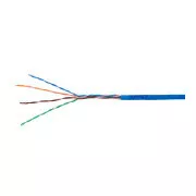 Kabel U/UTP Cat5e AWG24 PVC Eca modrý 305m