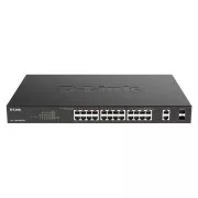 D-Link DGS-1100-26MPV2/E26-Port PoE+ Gigabit Smart Man. Switch, 370W