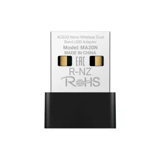 Mercusys MA20N AC650 Nano Wi-Fi USB Adapter Mercusys MA20N AC650 Nano Wi-Fi USB Adapter