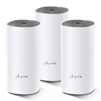 TP-Link AC1200 Whole-home Mesh WiFi System Deco E4(3-pack), 2x10/100 RJ45