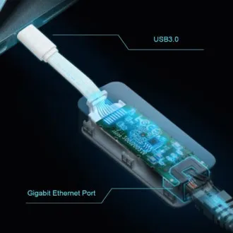 TP-Link UE300C USB 3.0 type-C na gigabitový ethernetový síťový adaptér TP-Link UE300C USB 3.0 type-C na gigabitový ethernetový síťový adaptér