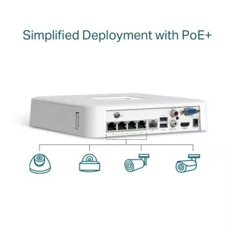 VIGI NVR1104H-4P 4 Channel PoE Network Video Recorder VIGI NVR1104H-4P 4 Channel PoE Network Video Recorder