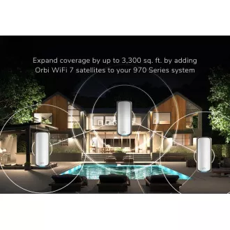 NETGEAR ORBI9 QB WIFI7 SATELLITE NETGEAR ORBI9 QB WIFI7 SATELLITE