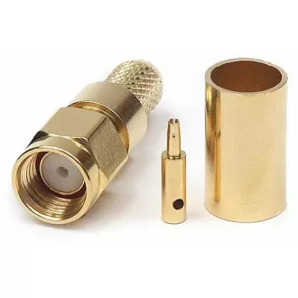 konektor rSMA Male (dírka, závit zevnitř) konektor rSMA Male (dírka, závit zevnitř)