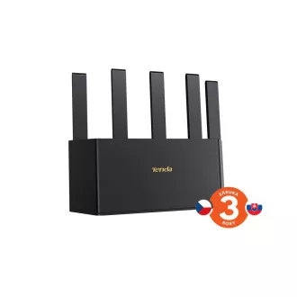 Tenda TX2L Pro AX1500 WiFi 6 Mesh Router, 1x GWAN, 3x GLAN, IPv6, 5x 6dBi anténa, WPA3, CZ App Tenda TX2L Pro AX1500 WiFi 6 Mesh Router, 1x GWAN, 3x GLAN, IPv6, 5x 6dBi anténa, WPA3, CZ App