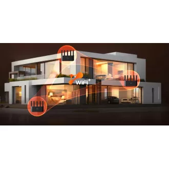Tenda TX2L Pro AX1500 WiFi 6 Mesh Router, 1x GWAN, 3x GLAN, IPv6, 5x 6dBi anténa, WPA3, CZ App Tenda TX2L Pro AX1500 WiFi 6 Mesh Router, 1x GWAN, 3x GLAN, IPv6, 5x 6dBi anténa, WPA3, CZ App