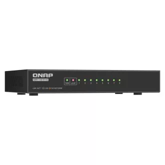 QNAP switch QSW-1108-8T-R2 (8x 2,5GbE port, pasivní chlazení, podpora 100M/ 1G/ 2,5G) QNAP switch QSW-1108-8T-R2 (8x 2,5GbE port, pasivní chlazení, podpora 100M/ 1G/ 2,5G)