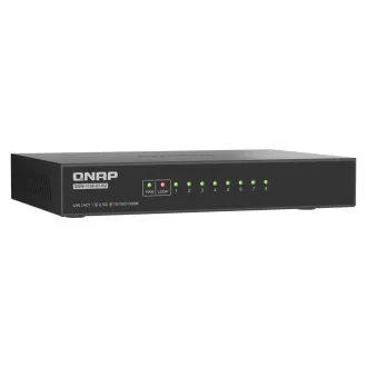 QNAP switch QSW-1108-8T-R2 (8x 2,5GbE port, pasivní chlazení, podpora 100M/ 1G/ 2,5G) QNAP switch QSW-1108-8T-R2 (8x 2,5GbE port, pasivní chlazení, podpora 100M/ 1G/ 2,5G)