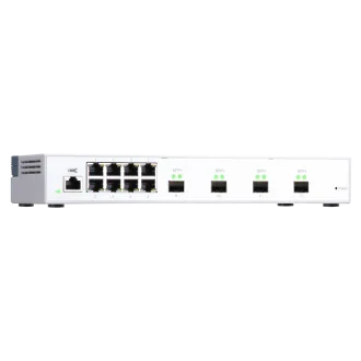 QNAP řízený switch QSW-M408S (12portů: 8x Gigabit port + 4x 10G SFP+ porty) QNAP řízený switch QSW-M408S (12portů: 8x Gigabit port + 4x 10G SFP+ porty)