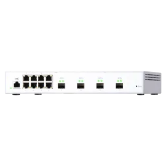 QNAP řízený switch QSW-M408S (12portů: 8x Gigabit port + 4x 10G SFP+ porty) QNAP řízený switch QSW-M408S (12portů: 8x Gigabit port + 4x 10G SFP+ porty)