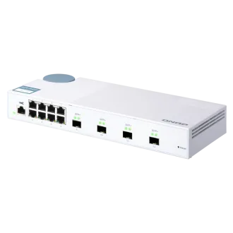 QNAP řízený switch QSW-M408S (12portů: 8x Gigabit port + 4x 10G SFP+ porty) QNAP řízený switch QSW-M408S (12portů: 8x Gigabit port + 4x 10G SFP+ porty)