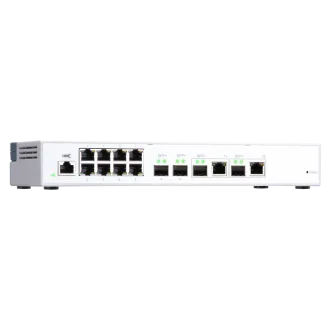 QNAP řízený switch QSW-M408-2C (12portů: 8x Gigabit port + 4x 10G SFP+ /2x 10GbE kombo porty) QNAP řízený switch QSW-M408-2C (12portů: 8x Gigabit port + 4x 10G SFP+ /2x 10GbE kombo porty)
