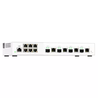 QNAP řízený switch QSW-M2106-4C (6x 2,5GbE RJ45 a 4x kombinované 10GbE SFP+ / 10GbE RJ-45)