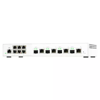 QNAP řízený switch QSW-M2106-4C (6x 2,5GbE RJ45 a 4x kombinované 10GbE SFP+ / 10GbE RJ-45)