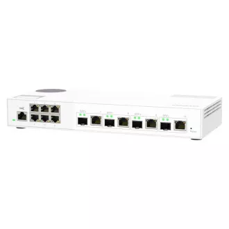 QNAP řízený switch QSW-M2106-4C (6x 2,5GbE RJ45 a 4x kombinované 10GbE SFP+ / 10GbE RJ-45)