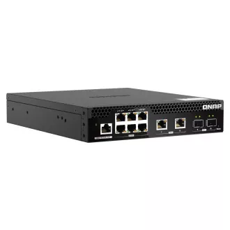QNAP řízený switch QSW-M2106R-2S2T (6x 2,5GbE RJ45, 2x 10GbE RJ45, 2x 10GbE SFP+, malá šířka) QNAP řízený switch QSW-M2106R-2S2T (6x 2,5GbE RJ45, 2x 10GbE RJ45, 2x 10GbE SFP+, malá šířka)