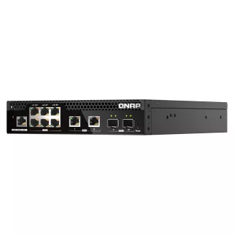 QNAP řízený switch QSW-M2106R-2S2T (6x 2,5GbE RJ45, 2x 10GbE RJ45, 2x 10GbE SFP+, malá šířka) QNAP řízený switch QSW-M2106R-2S2T (6x 2,5GbE RJ45, 2x 10GbE RJ45, 2x 10GbE SFP+, malá šířka)