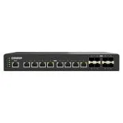 QNAP řízený průmyslový switch QSW-IM3216-8S8T: 16x 10G porty (8x 10Gb SFP+ a 8x 10Gb RJ-45)