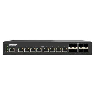 QNAP řízený průmyslový switch QSW-IM3216-8S8T: 16x 10G porty (8x 10Gb SFP+ a 8x 10Gb RJ-45) QNAP řízený průmyslový switch QSW-IM3216-8S8T: 16x 10G porty (8x 10Gb SFP+ a 8x 10Gb RJ-45)
