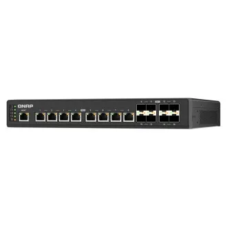 QNAP řízený průmyslový switch QSW-IM3216-8S8T: 16x 10G porty (8x 10Gb SFP+ a 8x 10Gb RJ-45) QNAP řízený průmyslový switch QSW-IM3216-8S8T: 16x 10G porty (8x 10Gb SFP+ a 8x 10Gb RJ-45)