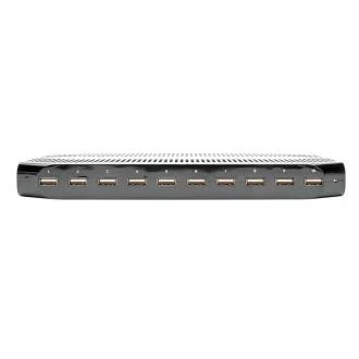 USB nabíjecí stanice s úložným prostorem, výstup 10x 12V, 8A, 96W, napájecí kabel Schuko USB nabíjecí stanice s úložným prostorem, výstup 10x 12V, 8A, 96W, napájecí kabel Schuko