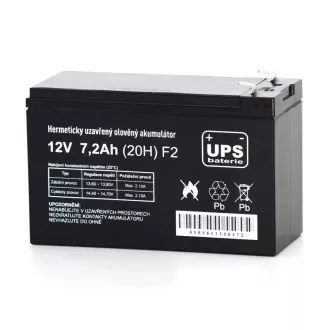 UPS baterie 12V 7,2Ah F2 UPS baterie 12V 7,2Ah F2