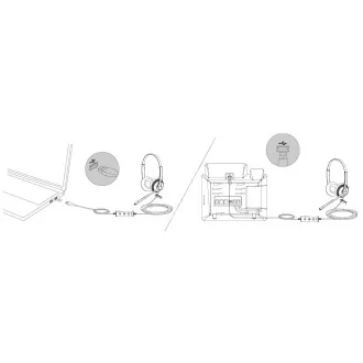 Yealink UH34 Mono náhlavní souprava na jedno ucho s USB konektorem Yealink UH34 Mono náhlavní souprava na jedno ucho s USB konektorem