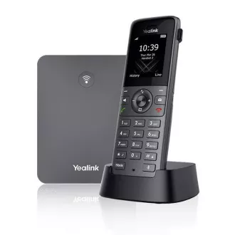 Yealink W73P, IP DECT báze+ručka, PoE, 1,8" bar.disp., až 10 ruček Yealink W73P, IP DECT báze+ručka, PoE, 1,8" bar.disp., až 10 ruček
