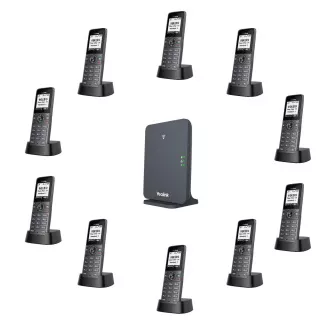 Yealink W71P DECT základová stanice a ručka, 1,8" černobílý disp., až 10 ruček Yealink W71P DECT základová stanice a ručka, 1,8" černobílý disp., až 10 ruček