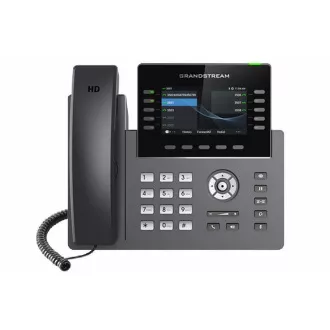 Grandstream GRP2615 SIP telefon, 4.3" TFT bar. displej, 5 SIP účtů, 10 prog. tl., 2x1Gb, WiFi, BT Grandstream GRP2615 SIP telefon, 4.3" TFT bar. displej, 5 SIP účtů, 10 prog. tl., 2x1Gb, WiFi, BT