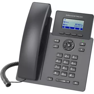 Grandstream GRP2601P SIP telefon, 2,21" LCD displej, 2 SIP účty, 100Mbit port, PoE Grandstream GRP2601P SIP telefon, 2,21" LCD displej, 2 SIP účty, 100Mbit port, PoE