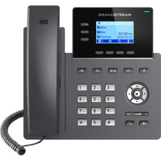 Grandstream GRP2603P SIP telefon, 2,48" LCD podsv. displej, 6 SIP účty, 2x1Gbit port, PoE Grandstream GRP2603P SIP telefon, 2,48" LCD podsv. displej, 6 SIP účty, 2x1Gbit port, PoE