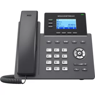 Grandstream GRP2603P SIP telefon, 2,48" LCD podsv. displej, 6 SIP účty, 2x1Gbit port, PoE Grandstream GRP2603P SIP telefon, 2,48" LCD podsv. displej, 6 SIP účty, 2x1Gbit port, PoE